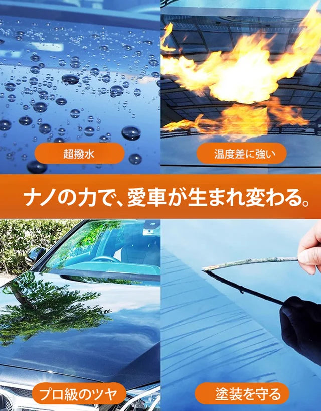 工場直販特別価格！10年間の塗装コスト削減を実現する自動車コーティング