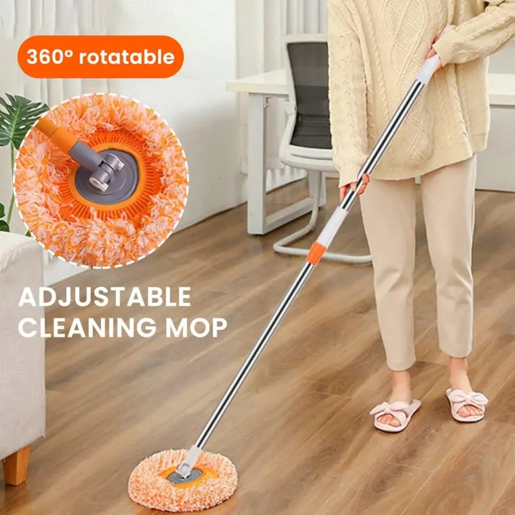 360°回転調節可能クリーニングモップ