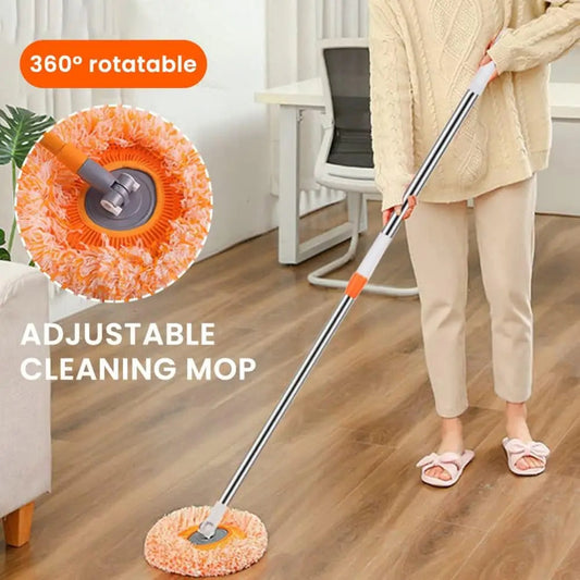 360°回転調節可能クリーニングモップ