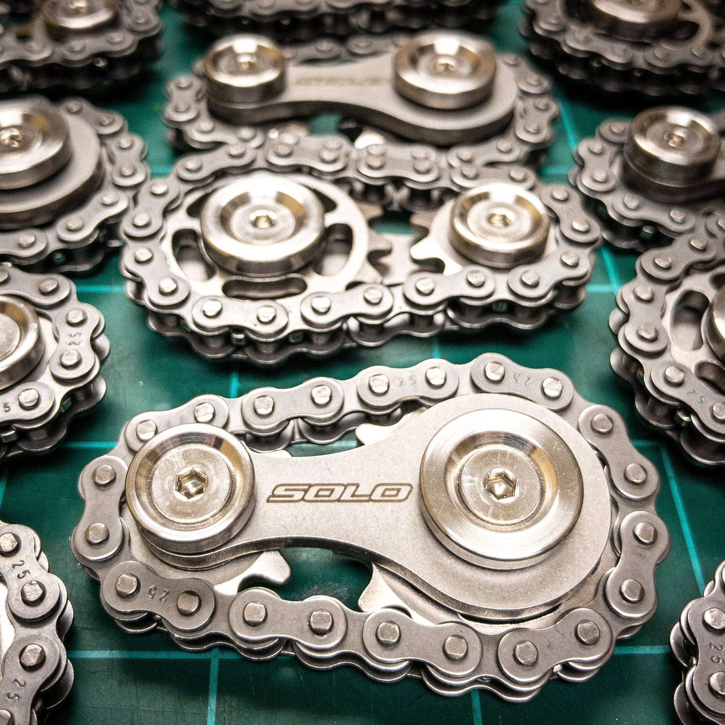 自転車チェーンギア フィジェットスピナ