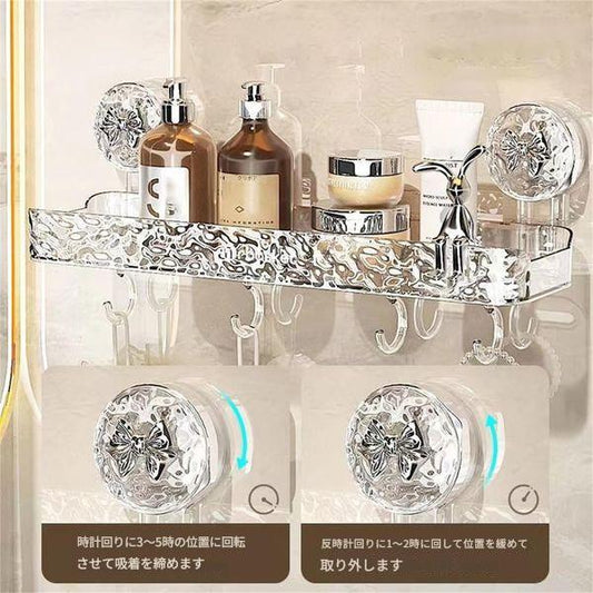 接着剤不要、パンチ不要の取り外し可能な収納ラック