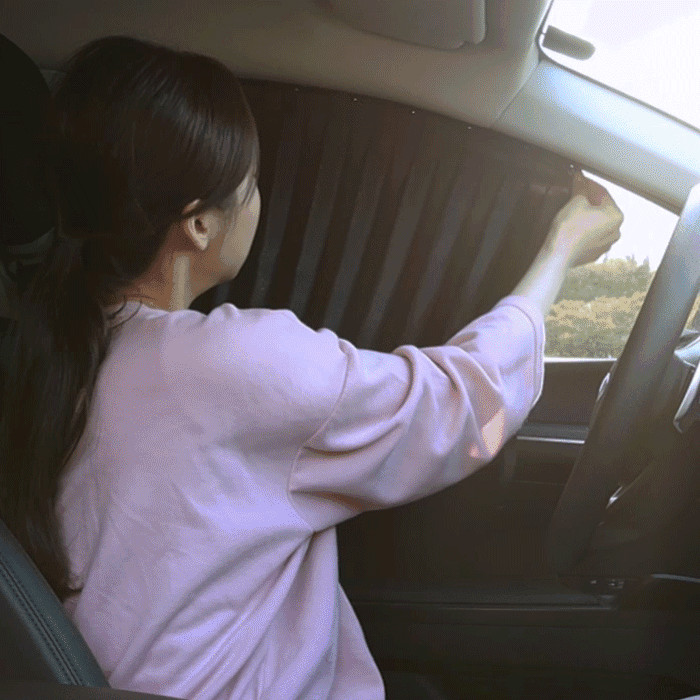 マグネット式車用カーテン4点セット