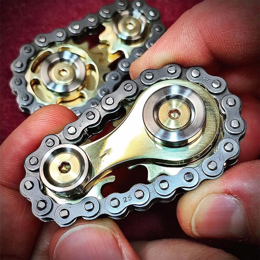 自転車チェーンギア フィジェットスピナ